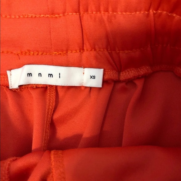 MNML Orange Striped Track Pants - Picture 3 of 3